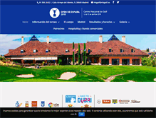 Tablet Screenshot of opendegolf.es